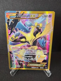 Alakazam EX 125/124 - Fates Collide, Holo Secret Rare, Pokemon Card - Image 1