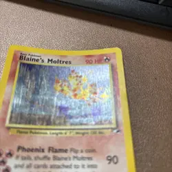 Blaine's Moltres - 1/132 - Pokemon Gym Heroes Unlimited Holo Rare Card - Image 4
