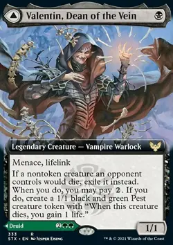 MTG Valentin, Dean of the Vein (333/423) Strixhaven School of Mages NM - Image 1