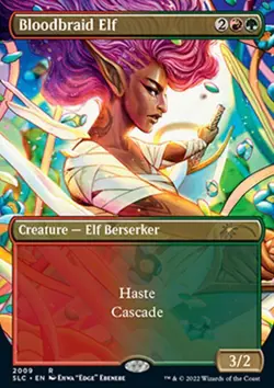 MTG Bloodbraid Elf (2009/31) Secret Lair 30th Anniversary Countdown Kit NM - Image 1