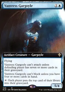 MTG Magic the Gathering Vantress Gargoyle (349/477) Throne of Eldraine NM - Image 1