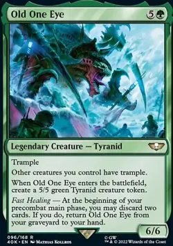 MTG Magic the Gathering Old One Eye (96/344) Warhammer 40,000 NM - Image 1