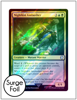 1x Nightkin Ambusher, Surge Foil, Fallout, Magic the Gathering MTG NM - Image 1
