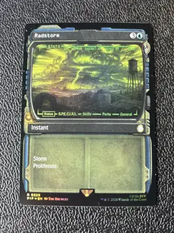 Radstorm (Showcase) Foil 329 R Universes Beyond: Fallout Near Mint - Image 1