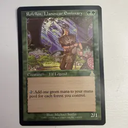 Rofellos, Llanowar Emissary ~ Urza's Destiny Ex Magic MTG - Image 1