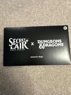 MTG Secret Lair Karlach's Rage Dungeons Dragons Non-Foil Edition - Image 1