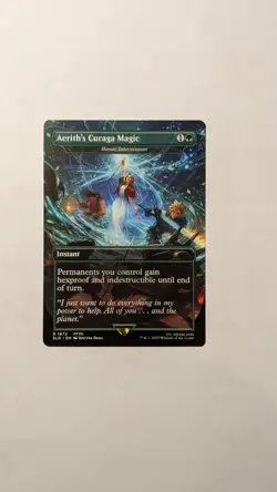 Aerith's Curaga Magic - Heroic Intervention Secret Lair Drop Reg. FINAL FANTASY - Image 1