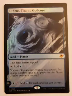 Uthros, Titanic Godcore Edge of Eternities #260 Mythic Foil - Image 1