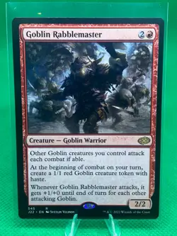Goblin Rabblemaster [Jumpstart 2022] - Magic: The Gathering - Image 1