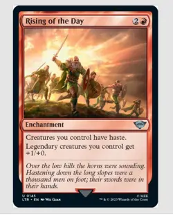 Rising of the Day Lord of the Rings: 145 Non-Foil NM - Image 1