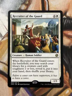 MTG Recruiter of the Guard #22 Conspiracy Take the Crown Regular English - NM - Image 1