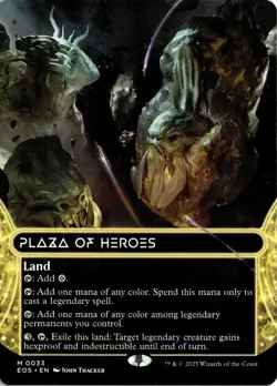 Plaza of Heroes (0033) (Borderless) M Edge of Eternities: Stellar Sights 33 NM - Image 1
