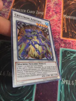 Yu-Gi-Oh! Crystron Ametrix INOV-EN045 Unlimited Super Rare NM - Image 2