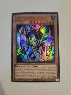 YUGIOH TOON BLACK LUSTER SOLDIER ULTRA RARE 1ST EDITION NEAR MINT A15 - Image 1