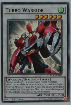 Yugioh Turbo Warrior LC5D-EN033 Common 1st Edition - Image 1