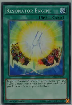 Yugioh Resonator Engine LC5D-EN075 Common 1st Edition - Image 1