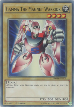 Yugioh Gamma the Magnet Warrior SDMY-EN009 Common 1st Edition - Image 1