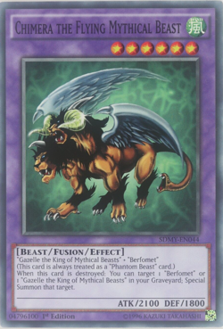 Yugioh Chimera the Flying Mythical Beast SDMY-EN044 Common 1st Edition - Image 1