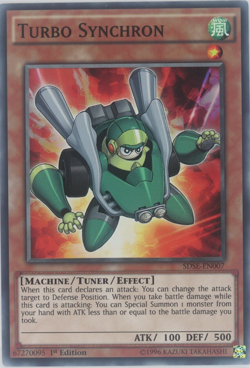 Yugioh Turbo Synchron SDSE-EN007 Common 1st Edition - Image 1