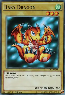 Yugioh! Baby Dragon LDK2-ENJ09 Common 1st Edition - Image 1