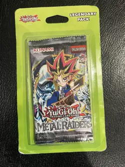YuGiOh Legendary Pack Metal Raiders Blister - Konami TCG NEW, Sealed - Image 1