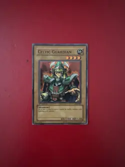1996 Yu-Gi-Oh Holo Celtic Guardian Super Rare #LOB-007 LP - Image 1