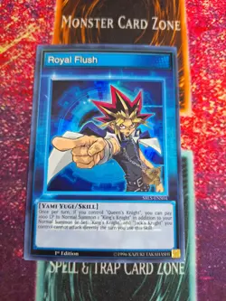 Yu-Gi-Oh! Speed Duel - Royal Flush SBLS-ENS04 Super Rare 1st Edition Near Mint - Image 1