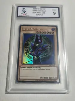 PSA 9 Yugioh LOB-EN005 Dark Magician Ultra 25th Anniversary Edition Yu-Gi-Oh - Image 1