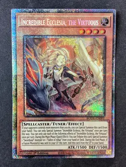Yu-Gi-Oh #BODE-EN007 Incredible Ecclesia, the Virtuous 1st Ed Starlight Rare NM - Image 1