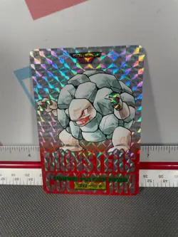Pokemon Card Golem Bandai Carddass No.076 Red Version 1996 Japanese - Image 2