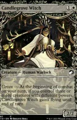 Candlegrove Witch 287 Inistrad Midnight Hunt MTG Magic the Gathering card - Image 1