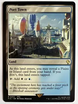 1 x Port Town - Final Fantasy Commander - LP - MTG - Image 1