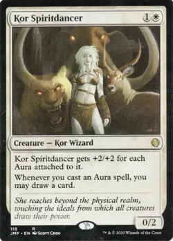 MTG Magic the Gathering Kor Spiritdancer (116/496) Jumpstart VLP Card - Image 1