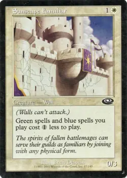 MTG Magic the Gathering Sunscape Familiar (17/146) Planeshift LP Card - Image 1