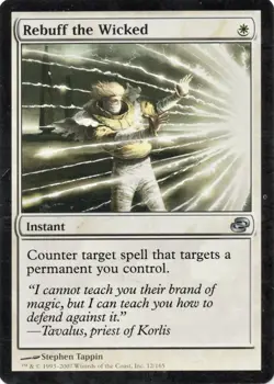 Rebuff the Wicked [The List] Magic MTG VLP/NM Card - Image 1