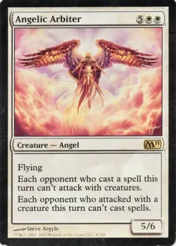 Angelic Arbiter - Foil Magic 2011 VLP MTG Card - Image 1