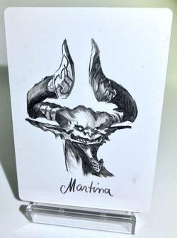 MTG Magic Artist Proof AP Signed Martina Fackova / Liliana of the Veil English - Image 1