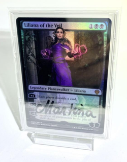 MTG Magic Artist Proof AP Signed Martina Fackova / Liliana of the Veil English - Image 4