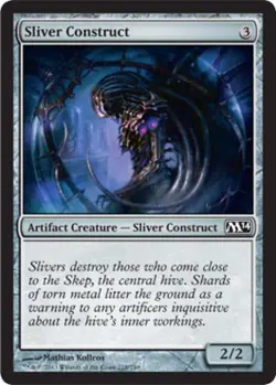 Sliver Construct -Foil Light Play MTG Magic 2014 Core Set - Image 1