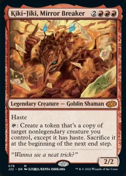 MTG Kiki-Jiki, Mirror Breaker, Light Play, English Jumpstart 2022 - Image 1