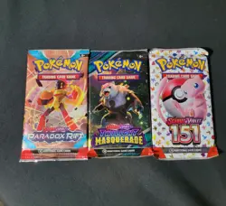 Pokemon Booster 151 / Twilight Masquerade / Paradox Rift Scarlet And Violet Set - Image 1