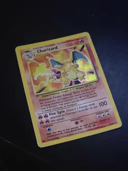 Pokemon Charizard 4/102 Holo Rare Base Set 1999, Unlimited, Vintage HP/MP - Image 2