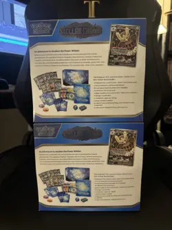 x2 Pokemon TCG Stellar Crown Sealed Elite Trainer Box ETB - Image 2
