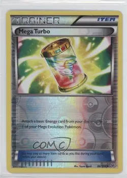 Mega Turbo Reverse Foil Pokemon XY Roaring Skies #86 - Image 1