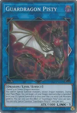 SAST-EN052 Guardragon Pisty Super Rare 1st Edition Near Mint YuGiOh TCG - Image 1