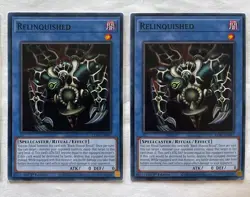 2X Yugioh - Relinquished LDS1-EN047 1st Edition Common NM - Image 1