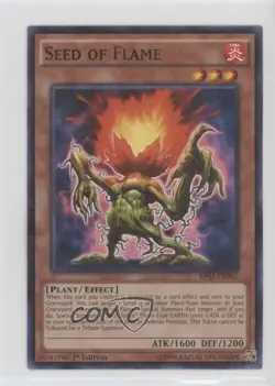 Seed of Flame 1st Ed. Shatterfoil Rares YuGiOh Battle Pack 3: Monster League - Image 1