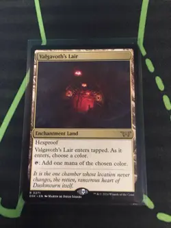 MTG Magic The Gathering Valgavoth’s Lair DSK Rare Enchantment Land Commander - Image 1