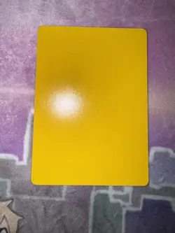 Solid Yellow WOTC Test print Blank Filler Card Pokemon NM to LP error misprint - Image 1