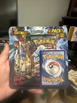 Pokemon TCG Lightning Set 4 Packs + 1 Card! Evolving Skies, Guardians Rising 🔥 - Image 1